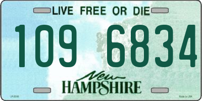 NH license plate 1096834