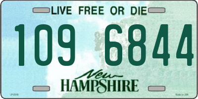NH license plate 1096844