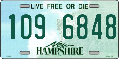 NH license plate 1096848