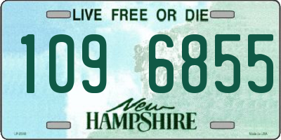 NH license plate 1096855