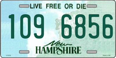 NH license plate 1096856