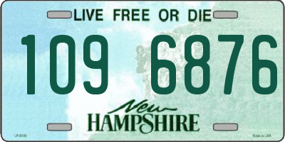 NH license plate 1096876