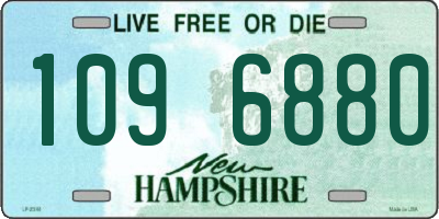 NH license plate 1096880