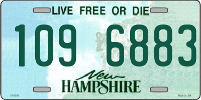 NH license plate 1096883