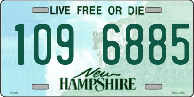 NH license plate 1096885