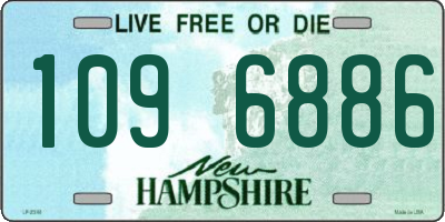 NH license plate 1096886