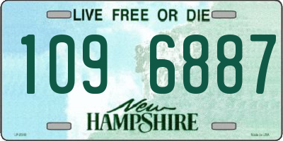 NH license plate 1096887