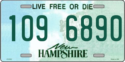 NH license plate 1096890