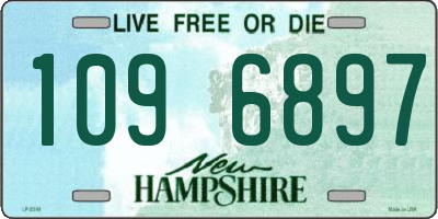 NH license plate 1096897
