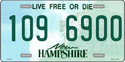 NH license plate 1096900