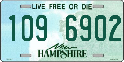 NH license plate 1096902