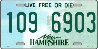 NH license plate 1096903