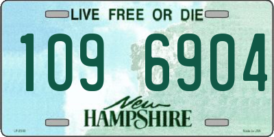 NH license plate 1096904