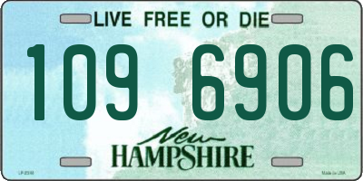 NH license plate 1096906