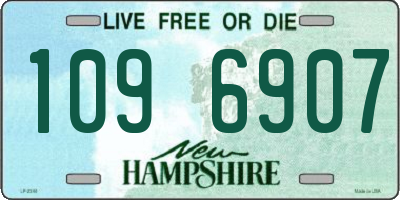 NH license plate 1096907