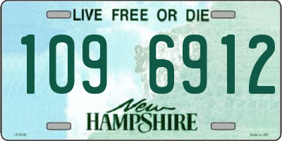 NH license plate 1096912