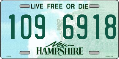 NH license plate 1096918