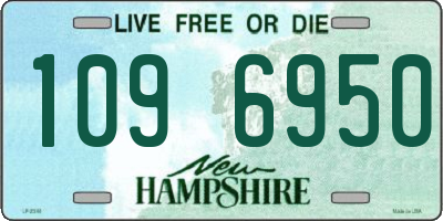 NH license plate 1096950