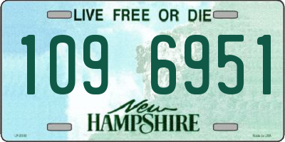 NH license plate 1096951