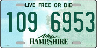 NH license plate 1096953