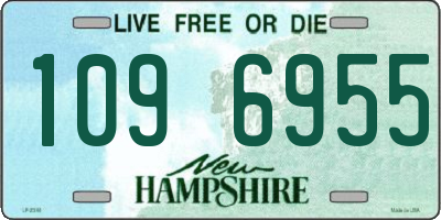 NH license plate 1096955