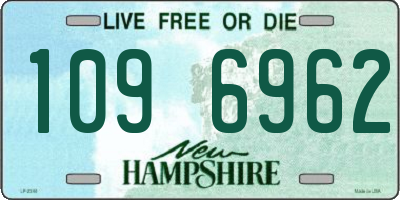NH license plate 1096962