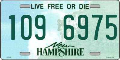 NH license plate 1096975