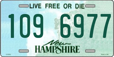NH license plate 1096977