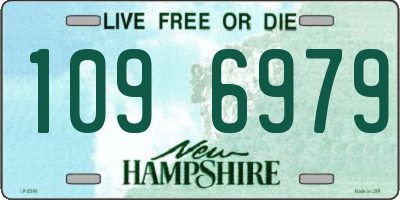 NH license plate 1096979