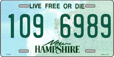 NH license plate 1096989