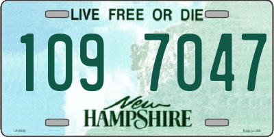 NH license plate 1097047
