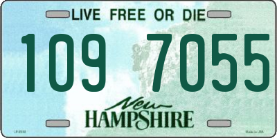 NH license plate 1097055