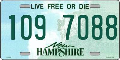 NH license plate 1097088
