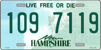 NH license plate 1097119