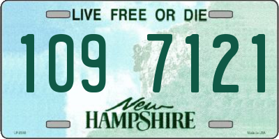 NH license plate 1097121