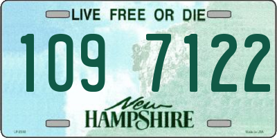 NH license plate 1097122