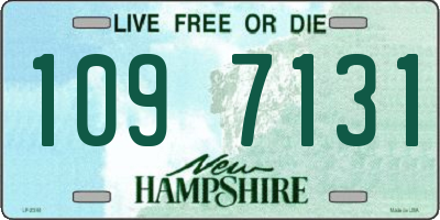 NH license plate 1097131