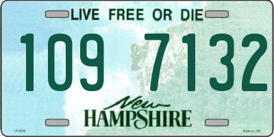 NH license plate 1097132