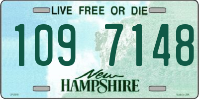 NH license plate 1097148