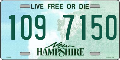 NH license plate 1097150