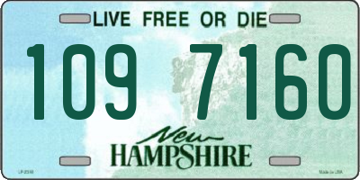 NH license plate 1097160