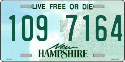 NH license plate 1097164