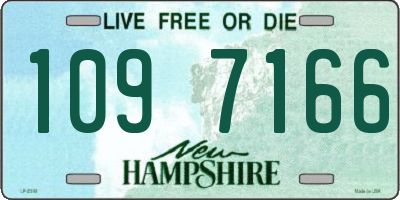 NH license plate 1097166