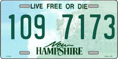 NH license plate 1097173