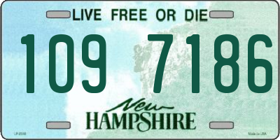 NH license plate 1097186