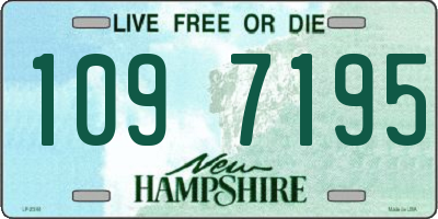 NH license plate 1097195