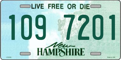 NH license plate 1097201