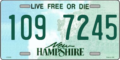NH license plate 1097245