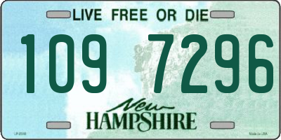 NH license plate 1097296