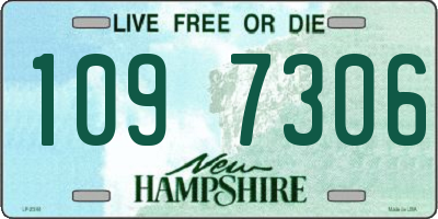 NH license plate 1097306